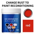 thumbnail image 1 of Yhmxh Fournitures de Nettoyage Nettoyant Polyvalent Résistant aux Intempéries Peinture Convertisseur de Rouille pour Métal à Base d'Eau Peinture Anti-Rouille Réduite Peinture Métallique Sans Rouille Peinture de Conversion de Rouille Couleur Acier Carrelage Rénovations 300g, 1 of 1