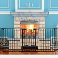 thumbnail image 3 of Costway Clôture de Foyer, Clôture de Sécurité, Grille de Foyer, BBQ, Grille de Feu en Métal, pour Animaux, Noir, 3 of 10