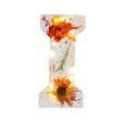 thumbnail image 1 of Veilleuse en Résine Florale Faite à la Main avec Lumière DEL Fleurs Séchées Design Alphabet pour Chambre, Pouponnière, etc., 1 of 2