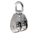 thumbnail image 2 of jinwen M25 Corde de Levage à Poulie Pivotante à Double Roue en Acier Inoxydable 304, 2 of 9
