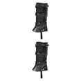 thumbnail image 2 of Yinanstore Pirate Boot Tops Shoes Covers Gift, Comfortable Medieval Boot Covers for Cosplay Black, 2 of 7