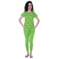 thumbnail image 1 of Moomaya Nightwear Set Watermelon Embroidery Slimfit Pyjamas Sleepwear 2 Pcs Set, 1 of 6