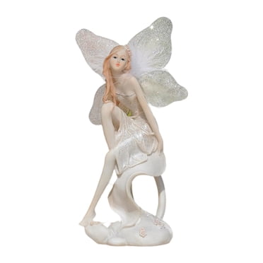 Abbracc Fairy Statue Fairy Figurine Modern Decorative Sculpture Statue Creative Desktop
