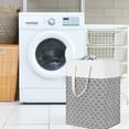 thumbnail image 4 of Laundry Basket,Laundry Hamper,Mesh Lightweight Laundry Basket with Durable Handles,Dirty Clothes Basket Easy Clothes Sundries Storage Box Foldable Storage Bag Large Capacity Dirty Clothes Basket, 4 of 6