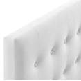 thumbnail image 4 of Modway Emily King Tufted Performance Velvet Headboard in White, 4 of 9