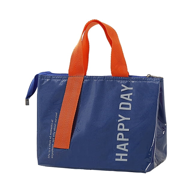 WHEANG Portable Lunch Bag Thickened Aluminum Film Water Thermal Leak Proof Lunch Lunch Insulation Bag