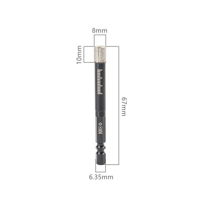 8mm Diamond Dry Drill Bits Hole Saw Cutter for Marble Ceramic Tile