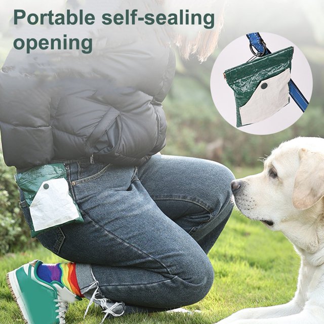 CBFFDC Pochette à Collation pour Chien Portable, Pochette de Rangement pour Friandises d'Entraînement pour Animaux, Contenant Compact pour Collations pour Chien pour l'Entraînement, Fournitures pour Animaux