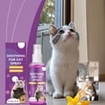 thumbnail image 1 of Kbndieu Cat Sedative Spray Cats Calming Spray Natural Calming Solution for Cats Cats Calming Spray Protects Furniture and Floors Suit for Home 60ml Home Essentials, 1 of 9