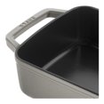 thumbnail image 2 of STAUB Spécialités Plat Rectangulaire en Fonte de 3,25 L pour Rôtir et Cuire, Gris Graphite, 2 of 5