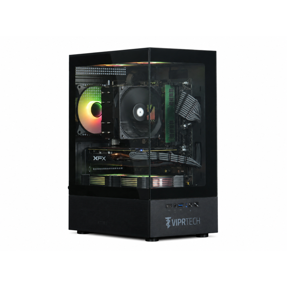 ViprTech Stryker Gaming PC - AMD Ryzen 7 (4.4GHz), RX 580 8GB, 16GB DDR4, 512GB SSD, Desktop, Onyx Black