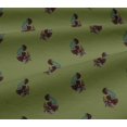 thumbnail image 5 of oneOone Georgette Viscose Fabric Leaves & Floral Block Print Fabric By The Yard 42 Inch Wide, 5 of 5