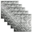 thumbnail image 1 of Great Lakes Tin Jamestown Unfinished 2ft x 2ft Lay In Ceiling Tiles (5 Pack), 1 of 6