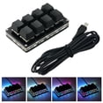 thumbnail image 1 of 1x8 Keys Mechanical Keyboard Gaming Programming Shortcut J5P6 N3D8, 1 of 5