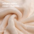 thumbnail image 4 of Costway 84" x 90" Flannel Heated Blanket Electric Throw w/ Dual Controller Beige, 4 of 9