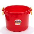 thumbnail image 1 of Little Giant Bac à Boue Utilitaire en Plastique Durable de 40 Pintes avec Poignées, Rouge, 1 of 10