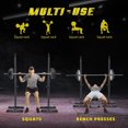 thumbnail image 2 of Soozier Squat Rack Weight Liftting Stand Fitness Weight Strength Exercise, 2 of 9