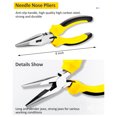 thumbnail image 3 of Of 108 Piece Tool Set General House hold Hand Tool Kit with Plastic Toolbox Storage Case    to Car repair And home Repair, 3 of 7