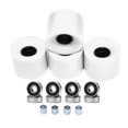 thumbnail image 2 of koolsoo Roues de Longboard et de Planche à Roulettes 60 mm 78 A avec Roulements, Ensemble de 4, Roues de Rechange Blanc Noir Housse, 2 of 8