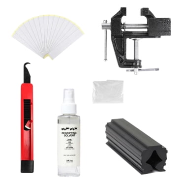 Professional Golf Grip Kits for Golf Clubs Driver Putter Tapes Vise Clamp Fixtures Solvent Sprayer Shafts Maintain Caring