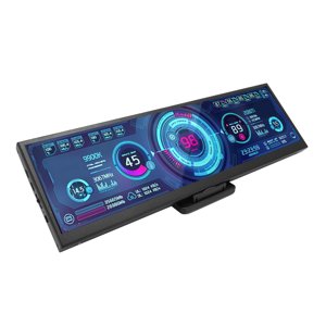 Écran secondaire de moniteur, sous-marin CPU GPU Affichage Mini HD Moniteur Portable Interface Multimedia 12.6 Inch pour ordinateur