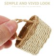 thumbnail image 4 of Mini Basket Ornament Mini Model Toy Miniature Basket Model Kids Basket Ornament, 4 of 8