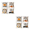 thumbnail image 2 of kurtrusly 4pack/lot Holiday Home With Easy-care Pillowcase Soft Cushion Cover Halloween-7 2Set, 2 of 6