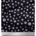 thumbnail image 3 of Soimoi Poly Georgette Fabric Aster Floral Print Fabric by Yard 42 Inch Wide, 3 of 3