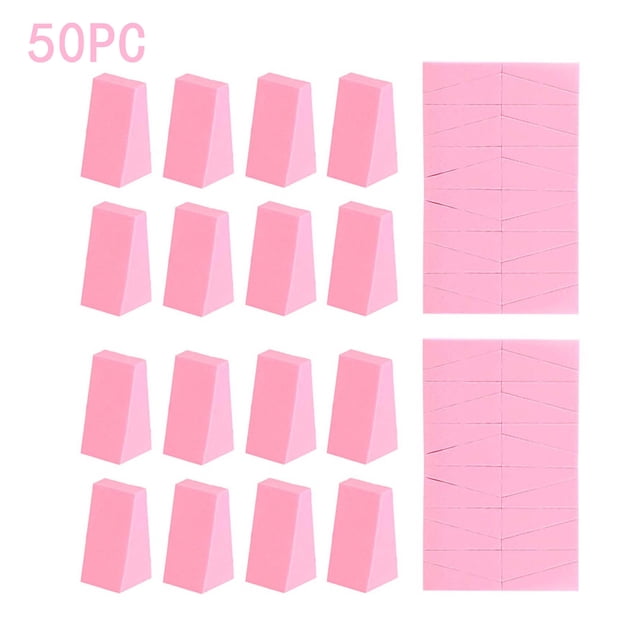 50 - Piece Set of Latex - Free Makeup Sponges