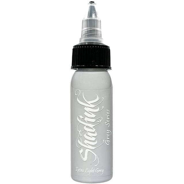 Shadink Extra Light Grey Tattoo Ink Professional Grey Series Tattooing Inks for Color Portrait, Black & Gray Style