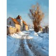 thumbnail image 1 of Qisvanset Cosmos Flower Garden Canvas Print 12x16 Inch Dining Room Art, 1 of 8
