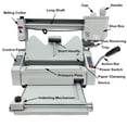 thumbnail image 3 of A4 Manual Hot Glue Book Binder Glue Binding Machine with Indenting Function 110V, 3 of 14