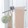 thumbnail image 3 of Salle de Bain Rack de Stockage Pas de Poinçonnage Conception Rotative Bonne Charge Murale Montée Serviette Suspendue Économie d'Espace Léger Multifonction Punch Gratuit Porte-Serviettes Accessoires de Salle de Bains, 3 of 8