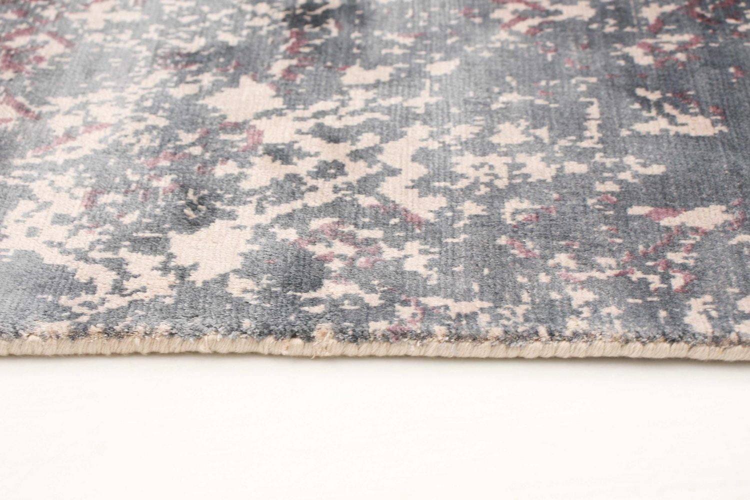 ECARPETGALLERY 4'11" x 7'7"  Contemporary Galleria Hand Loomed Area Rug for Living Room, Dining Room and Bedroom in Ivory