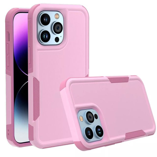 Étui Rigide pour iPhone 16 Pro Max PST, Fini Rose, avec Deux Couches de Matériau Antichoc, une Étui Arrière en PC Solide et un Pare-Chocs en TPU Souple. l'Étui Comprend 4 Coins Coussinés Antichute, des Bords Surélevés pour la protection de l'Écran et de la Caméra, et des Découpes Précises pour un Accès Facile à Toutes les Fonctionnalités. Conçu pour une protection Intégrale contre les Chutes et les collisions Involontaires.