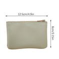 thumbnail image 3 of New Lychee Pattern Zipper Coin Purse-thin Short Card Coin Key Organizer Pouch Bag, 3 of 9