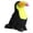 Jaune, variante sur Milaget Peluche Toucan Dessin Animé Poupée Douce Rembourrée pour Festivals Salon Vacances Bleu