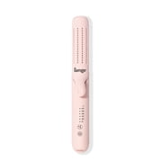L'ANGE HAIR Le Duo 360 Airflow Styler 2-in-1 Curling Wand & Titanium Flat Iron Hair Straightener Professional Curler with Cooling Air Vents to Lock in Style Dual Voltage Adjustable Temp