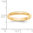 thumbnail image 5 of Alliance de Mariage Demi-Ronde 14k 3 mm Taille 4, 5 of 5