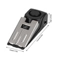 thumbnail image 3 of Door Stop Alarm with High Sensitivity ABS Material Door Obstruction Plug Ground Damping Rubber Block for Safe Home and Use, 3 of 6