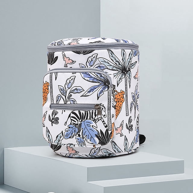 Chmadoxn Malles de Rangement, Organisateurs de Garde-Robe et Rangement, Sac Cylindrique pour Poussette, Poussette, Sac de Rangement à la Mode, Grande Capacité, Sac de Rangement, Sac Suspendu, Sac de Rangement Sacs de Rangement