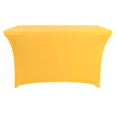 thumbnail image 3 of Spandex Table Cover For 6 Foot Rectangle Tables 6 Pack Tablecloth Elastic 6ft Folding Tablecloths For Vendor Booth Display Banquet Buffet Event Craft, 3 of 9