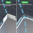 thumbnail image 3 of For Home Roofs Gutter Splash Guards Gutter Valley Guard For Gutter Corners, 3 of 11