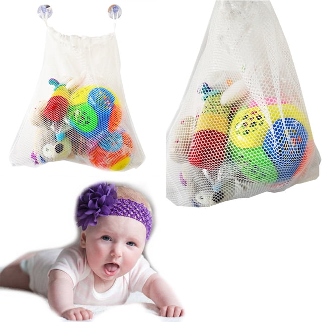 Meitianfacai Fashion Baby Bath Bathtub Toy Mesh Net Storage Bag Organizer Bathroom