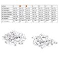 thumbnail image 3 of Pull Riveting Nuts, 100 Pcs Aluminum Galvanized Flat Head Threaded Insert Nut Vertical Hardware Accessories, 3 of 8