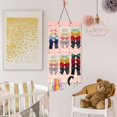 thumbnail image 4 of Pink Hair Bows Holder Wall Hanging Hair Bows Organizer with Double Rope Durable Felt Hair Clips Storage Display Hanger Hair Accessory for Girl Baby Room Decor, 4 of 10
