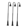 thumbnail image 1 of Milaget 3 Pieces Mini Street Posts Light Model 3V Layout Courtyard Fairy Garden Lamp 7.6x1.2cm, 1 of 9