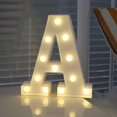 thumbnail image 4 of LED Marquee Letter Lights Sign, Light Up Alphabet Letter for Home Party Wedding Decoration(R）, 4 of 8