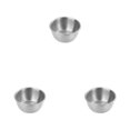 thumbnail image 4 of maskred Stainless Steel Condiment Sauce Cups Durable And Easy To Clean Any Occasion Dipping Bowl Multifunctional 5cm（sanding） 3Set, 4 of 6
