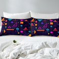 thumbnail image 3 of YST Memphis Bed Sheets Queen Retro 80S 90S Bedding Set Abstract Geometric Triangle Circle Pattern Fitted Sheet For Kids Boys Adults Room Decor,Hip-Hop Hippie Geometry Bed Cover, 3 of 4